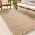 Buitentapijt Jute look 200×290 cm – voor binnen en buiten – Rechthoek – Laagpolig – natuurlijke look voor tuin, balkon, terras of binnen – indoor kleed of buitentapijt of…