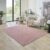 Carpet Studio Ohio Vloerkleed 160x230cm – Laagpolig Tapijt Woonkamer – Tapijt Slaapkamer – Kleed Roze