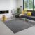 Carpet Studio Santa Fe Vloerkleed 140x200cm – Laagpolig Tapijt Woonkamer – Tapijt Slaapkamer – Kleed Donkergrijs