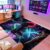 Fallenove Vloerkleed voor de slaapkamer, modern, gamers, 3D-controller, tiener, kinderen, jongens, woonkamer, tapijt, antislip, graffiti, spelconsole, decoratie, karpetten,…