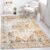 Flycarpets Burano Vintage Medaillon Vloerkleed – Terra – Laagpolig Tapijt – 160×230 cm