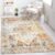 Flycarpets Burano Vintage Medaillon Vloerkleed – Terra – Laagpolig Tapijt – 200×290 cm