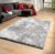 Flycarpets Curacao Shaggy Velours Vloerkleed – 140×200 cm – Zilver – Hoogpolig