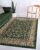 Flycarpets Klassiek Groen / Beige Vloerkleed Skazar – Oosters motief – Perzisch Tapijt – Loper Laagpolig – 80×150 cm