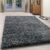 Flycarpets Lorium Vloerkleed – 140×200 cm – Blauw/Grijs/Cream – Hoogpolig