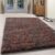 Flycarpets Lorium Vloerkleed – 140×200 cm – Terra/Blauw/Beige – Hoogpolig