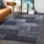 Flycarpets Marlon Vloerkleed Grijs / Zwart – Laagpolig Tapijt – Woonkamer – 160×230 cm