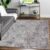 Flycarpets Tamara Modern Laagpolig Marmer Design Vloerkleed – Grijs – 120×170 cm