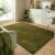 Flycarpets Tuscany Modern Wol – Effen – Kader Vloerkleed – Groen – 120×170 cm