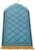 Gebedskleed – anti slip – opvouwbaar – stevig – klassiek design – sadjada – velvet – blauw – sky blue – heren – man – neutraal