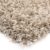 Hoogpolig vloerkleed Gemêleerd – Shaggy Prime wit/beige 160 cm rond