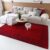 Hoogpolig vloerkleed shaggy Trend lijstmotief – rood 160×230 cm