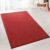 Karat Sisal-Tapijt – Vloerkleed – Amazonas – Rood – Met rand – 200 x 290 cm