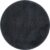 Karpet Banton – Zwart – 80 cm Rond