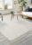 Karpet24 Copenhagen glad geweven handgemaakt wollen vloerkleed Cream-200 x 290 cm