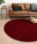 Rond vloerkleed Fine – rood 160 cm rond