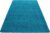 Tapijtenloods Basic Shaggy vloerkleed Turquoise Hoogpolig- 140×200 CM