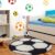 Tapijtenloods Fun Voetbal Kinderkamer Rond Vloerkleed Hoogpolig Zwart Wit- 120 CM ROND