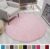 Tapijtenloods Loca Shaggy Rond Vloerkleed Licht Roze Hoogpolig- 120 CM ROND