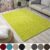 Tapijtenloods Loca Shaggy Vloerkleed Groen Hoogpolig – 200×290 CM