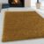 Tapijtenloods Monaco Soft Shaggy Hoogpolig Vloerkleed Goud- 140×200 CM