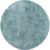 Tapijtenloods Pearl Soft Rond Hoogpolig Vloerkleed Blauw- 120 CM ROND