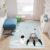 Tapiso Baby Vloerkleed Grijs Blauw Heelal Kinderkamer Tapijt Maat- 80×150