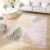 Tapiso Crystal Vloerkleed Beige Goud Crème Marmer Tapijt Maat- 140×200