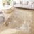 Tapiso Crystal Vloerkleed Beige Modern Laagpolig Tapijten Maat- 200×300