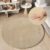 Tapiso Cuddle Rond Vloerkleed Creme Hoogpolig Shaggy Tapijt Maat- 120×120