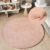 Tapiso Cuddle Rond Vloerkleed Zacht Hoogpolig Shaggy Tapijt Maat- 80×80