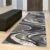 Tapiso Dream Tapijt Loper Woonkamer Slaapkamer Donkergrijs Abstract Interieur Praktisch Duurzaam Design Woonsfeer Hoogwaardig Maat – 70 x 300 cm