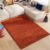 Tapiso Essence Vloerkleed Rood Bruin Hoogpolig Shaggy Tapijt Maat- 200×300