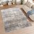 Tapiso Feyruz Vloerkleed Grijs Beige Modern Slaapkamer Woonkamer Tapijt Maat- 160×230