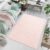 Tapiso Florida Vloerkleed Roze Laagpolig Modern Woonkamer Tapijt Maat- 300×400