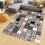 Tapiso Maya Vloerkleed Grijs Modern Woonkamer Kleed Tapijt Maat- 200×200