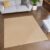 Tapiso Mono Square Vloerkleed Beige Laagpolig Vierkant Tapijt Maat- 120×120