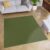 Tapiso Mono Square Vloerkleed Groen Laagpolig Vierkant Tapijt Maat- 120×120