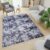 Tapiso Silk Dyed Vloerkleed Grijs Hoogpolig Antislip Modern Woonkamer Slaapkamer Tapijt Maat- 200×300