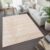 Tapiso Versay Vloerkleed Beige Hoogpolig Shaggy Modern Tapijt Maat- 200×300