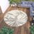 Tapiso Viera Rond Tuintapijt Buiten Outdoor Binnen Vloerkleed Maat- 120×120