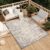 Tapiso Viera Tuintapijt Vloerkleed Grijs Modern Binnen Outdoor Maat- 120×170