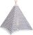 TIPI TENT ZIGZAG GRIJS/WIT