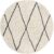 Vloerkleed hoogpolig rond 160×160 cm – Modern en zacht – Bahar Shaggy by The Carpet