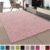 Vloerkleed Shaggy Hoogpolig Loca Licht Roze -120x170CM