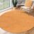 Vloerkleed voor woonkamer of slaapkamer in Terracotta 120×120 cm | Modern en zacht kortpolig tapijt | Rond | Antislip onderkant | Wasbaar tot 30 Graden | Rug for bedroom or…