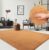 Vloerkleed voor woonkamer of slaapkamer in terracotta-bruin 120×160 cm | Modern en zacht kortpolig tapijt | Rechthoekig | Antislip onderkant | Wasbaar tot 30 Graden | Rug for…