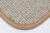 Wollen Vloerkleed – Deurmat Diva beige 70×90